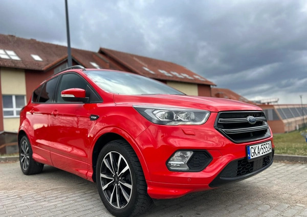 Ford Kuga cena 70002 przebieg: 167538, rok produkcji 2017 z Lębork małe 667